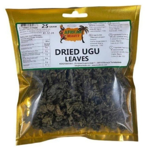 AFRICAN BEAUTY DRIED UGU LEAVES 25G