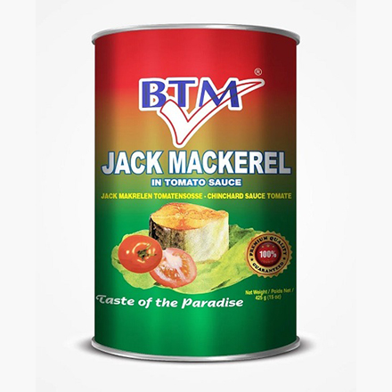 BTM JACK MACKEREL IN TOMATO SAUCE 425G