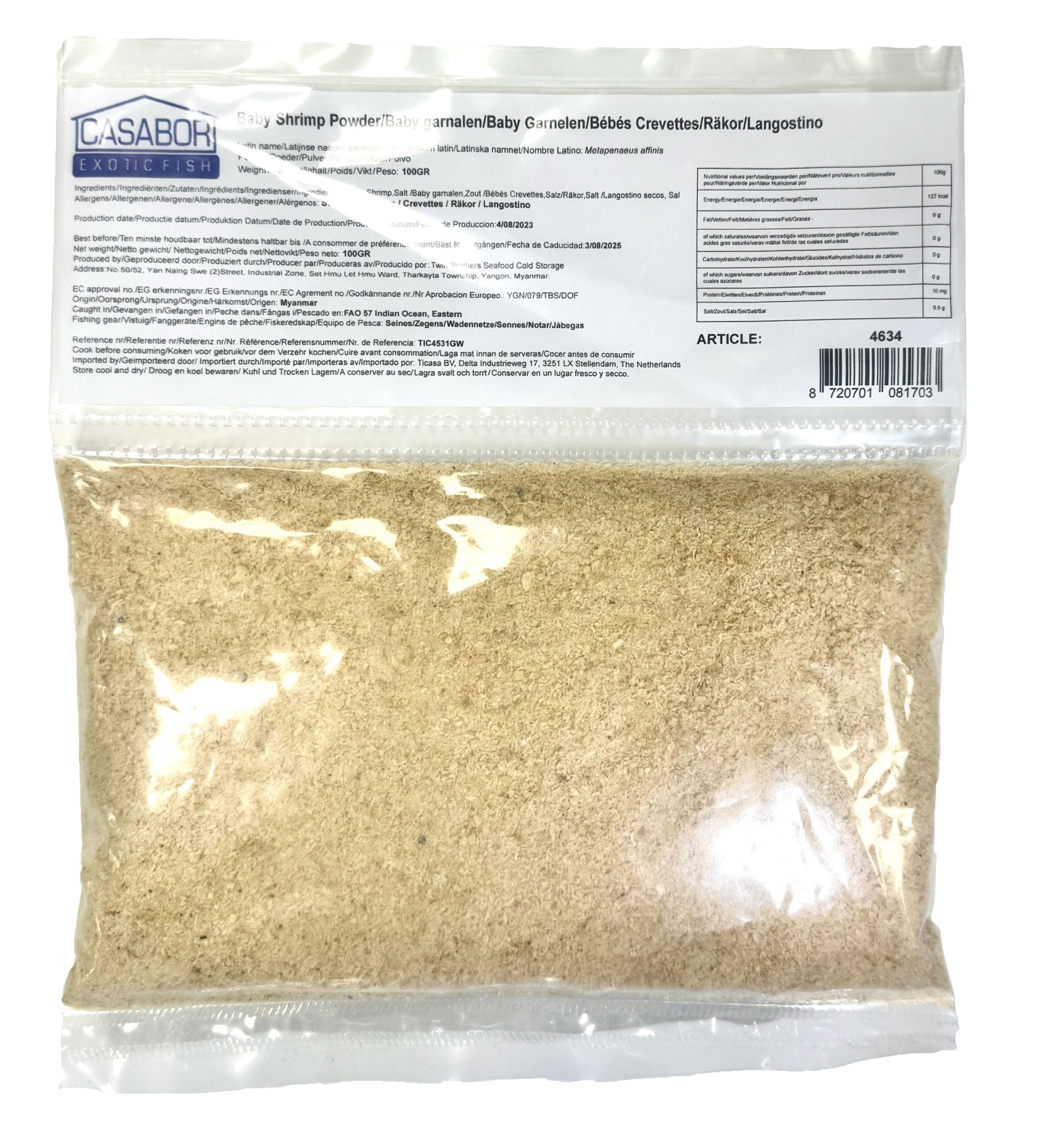 CASABOR BABY SHRIMP POWDER 100G