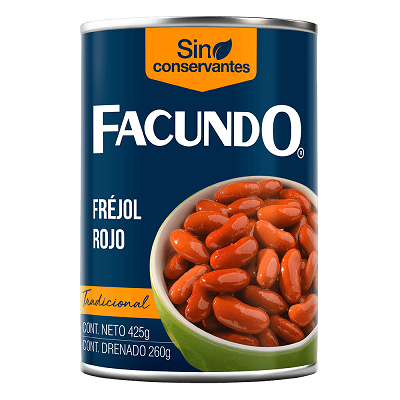 FACUNDO FREJOL ROJO 425G