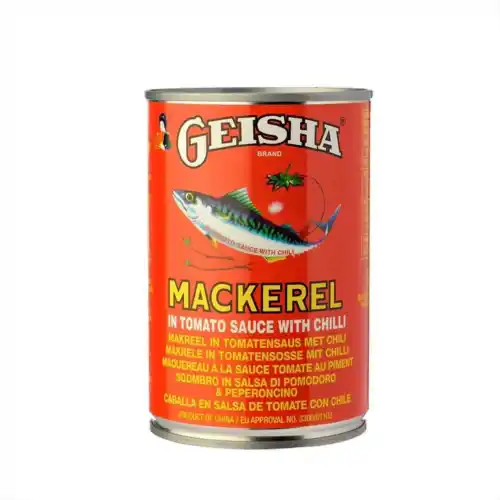 GEISHA MACKEREL IN TOMATO SAUCE WITH CHILLI