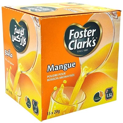 FOSTERCLARK'S MANGO FLAVOURED POWDER DRINK
