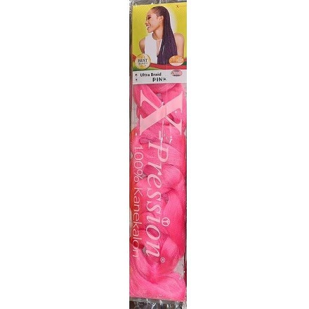 X PRESSION ULTRA BRAID 82” PINK